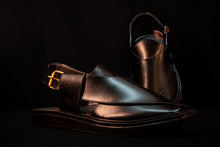 Handmade Peshawari Black Sandal