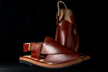 Handmade Peshawari Sandal (Dark Brown)
