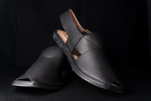 Handmade Peshawari Sandal (Black)
