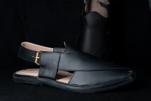 Handmade Peshawari Sandal (Black)