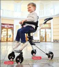 Magic stroller Ultra lightweight Foldable Portable Half armrest 4 wheels baby stroller Compact pram for kids travel Baby trolley with 2 way facing